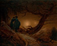 Caspar david friedrich two men contemplating the moon google art projectHalfHD