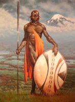 Maasai warrior frazetta nicholas bockelman