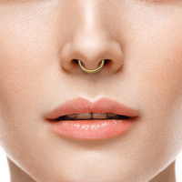 Septum piercing