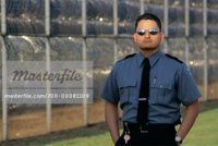 700 00081109em portrait of male prison guard outdoors michigan state