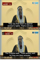 Memritv they say that islam is against womens rights thats 29814298