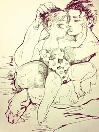 Joutarou and Jolyne
