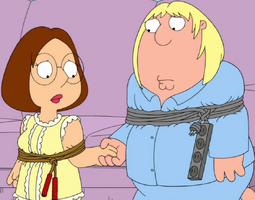 Meg and Brian hold hands